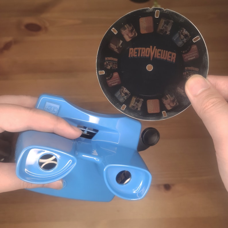 Custom Viewmaster Style Reel—Retro Viewer