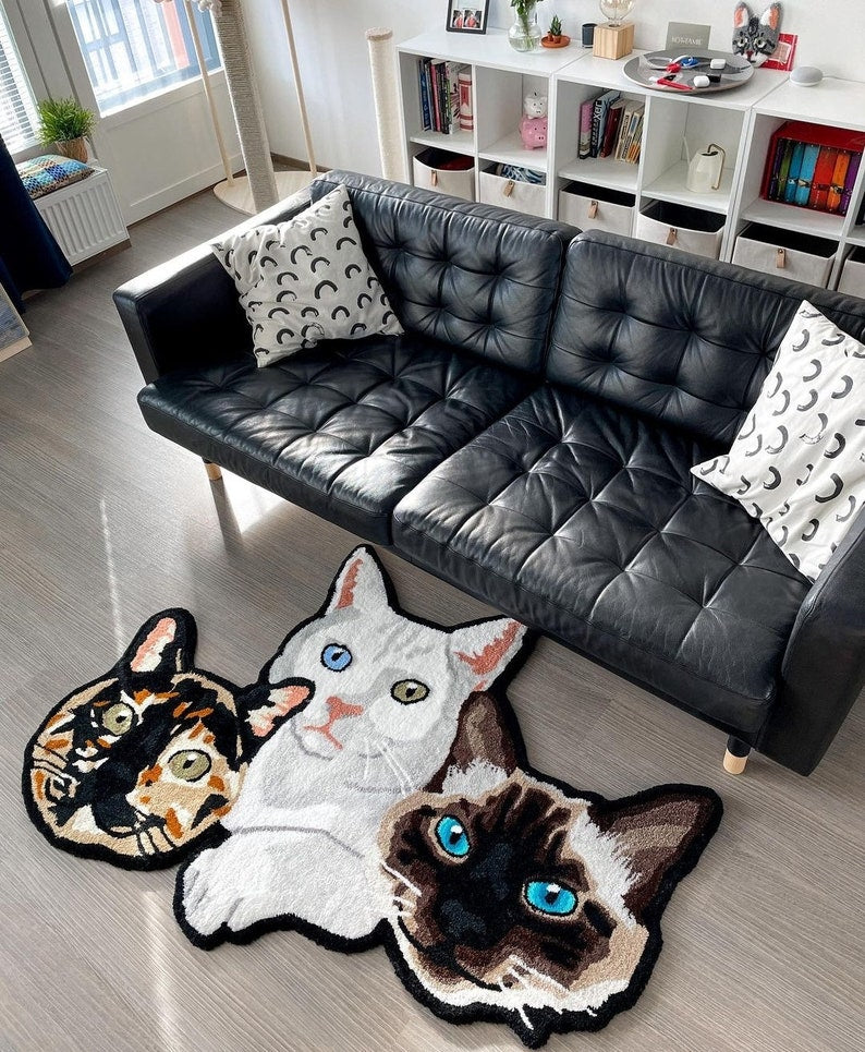 Personalized Pet Portrait Rug