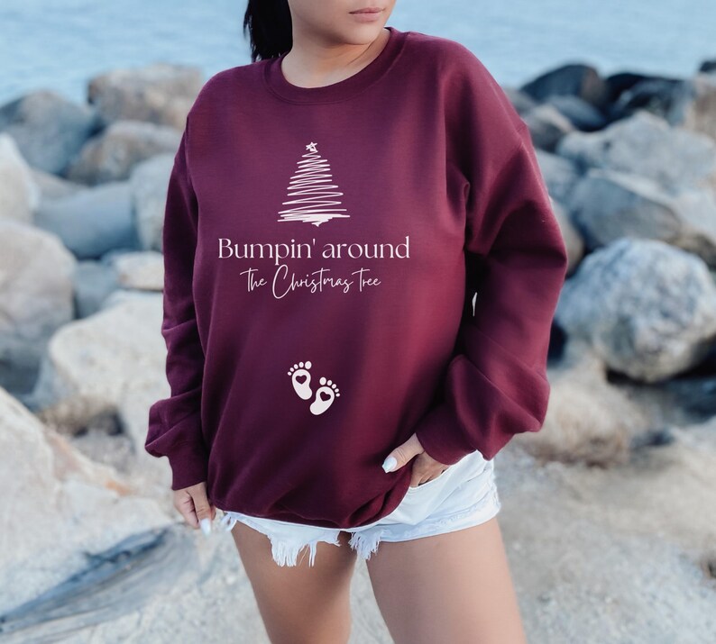 Personalized Bumpin Around The Christmas Tree Sweatshirt