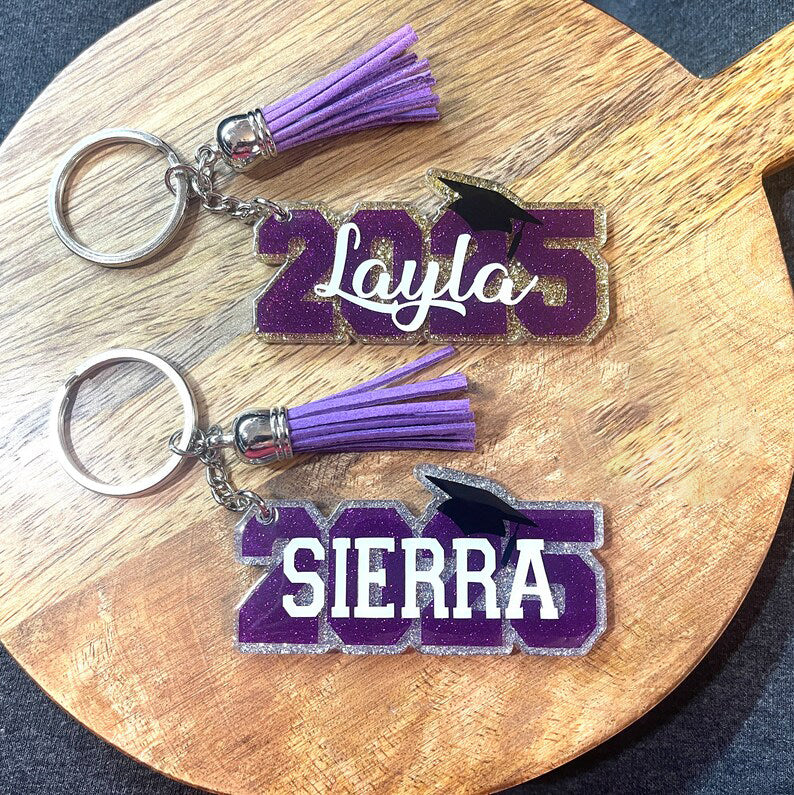 2025 Graduation Keychain , Graduation Senior Gift