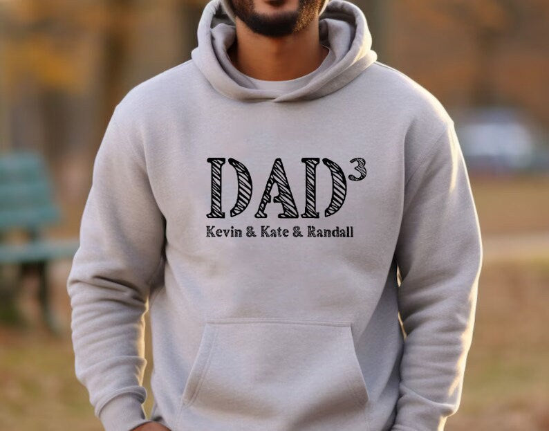 Personalized Kids Names Hoodie, Dad Gifts From Kids, Fathers Day Gifts