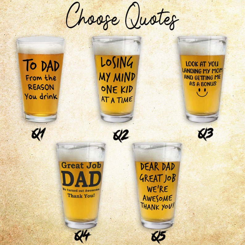 Custom Face Photo From The Reasons You Drink - Fathers Day Gift