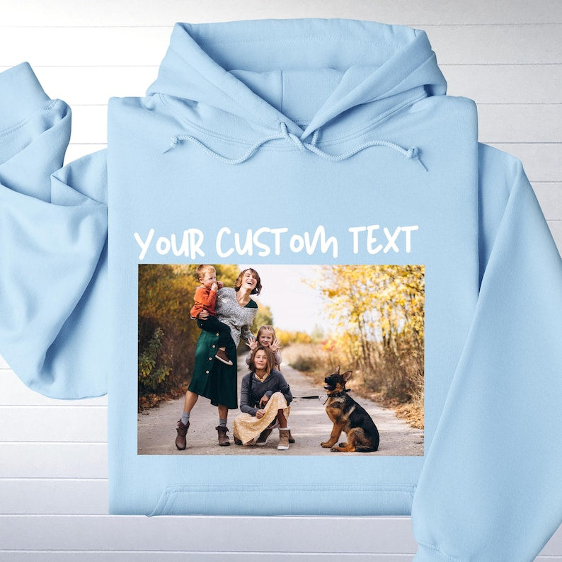 Personalized Family Photo Printing Sweatshirt