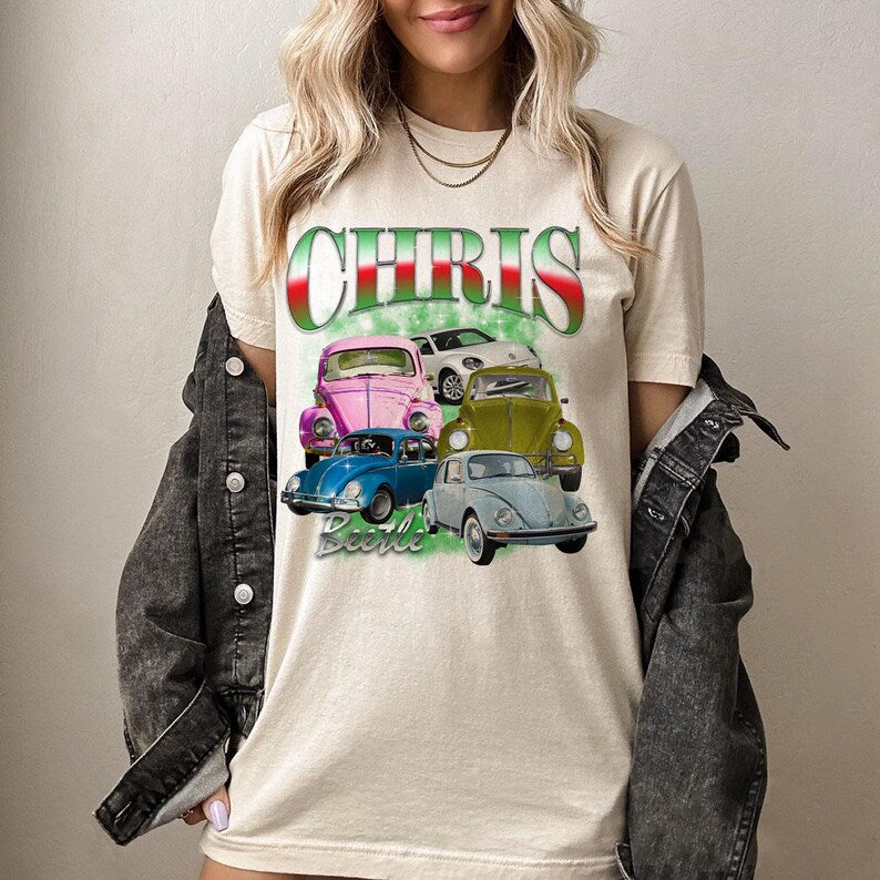 Custom Vintage Classic Car Photo Tee