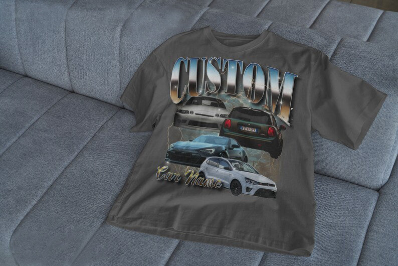 Custom Car Photo Vintage T-Shirts