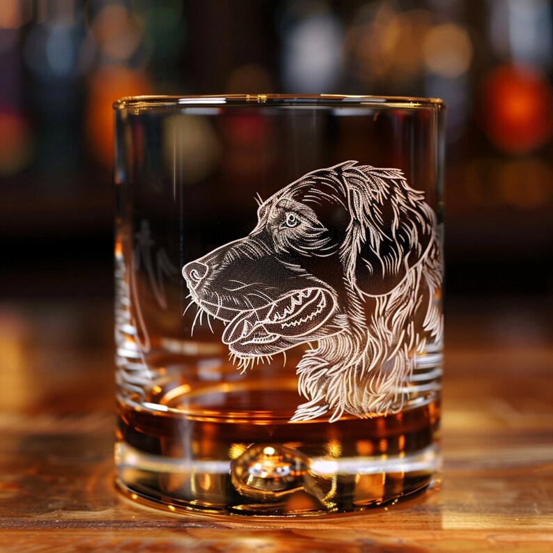 Custom Engraving Photo on Whiskey Glass