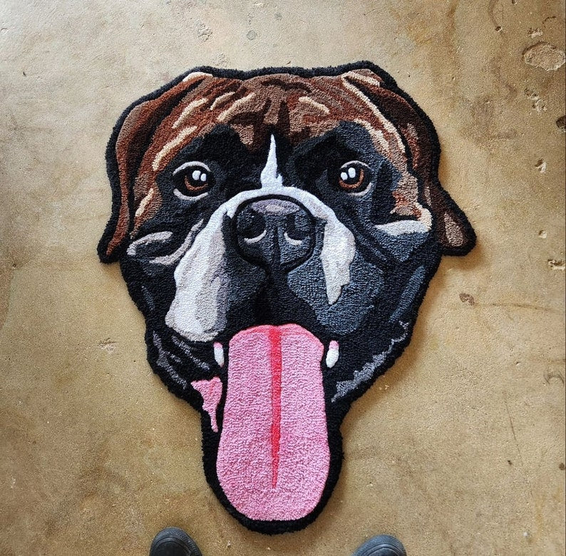 Personalized Pet Portrait Rug