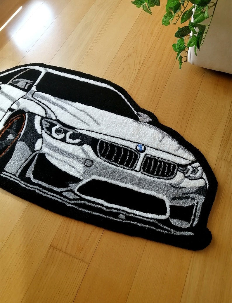 Custom Tufted Rug Aesthetic Car Rug