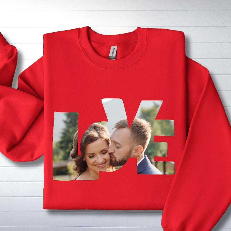 Personalized Family Photo Printing Sweatshirt