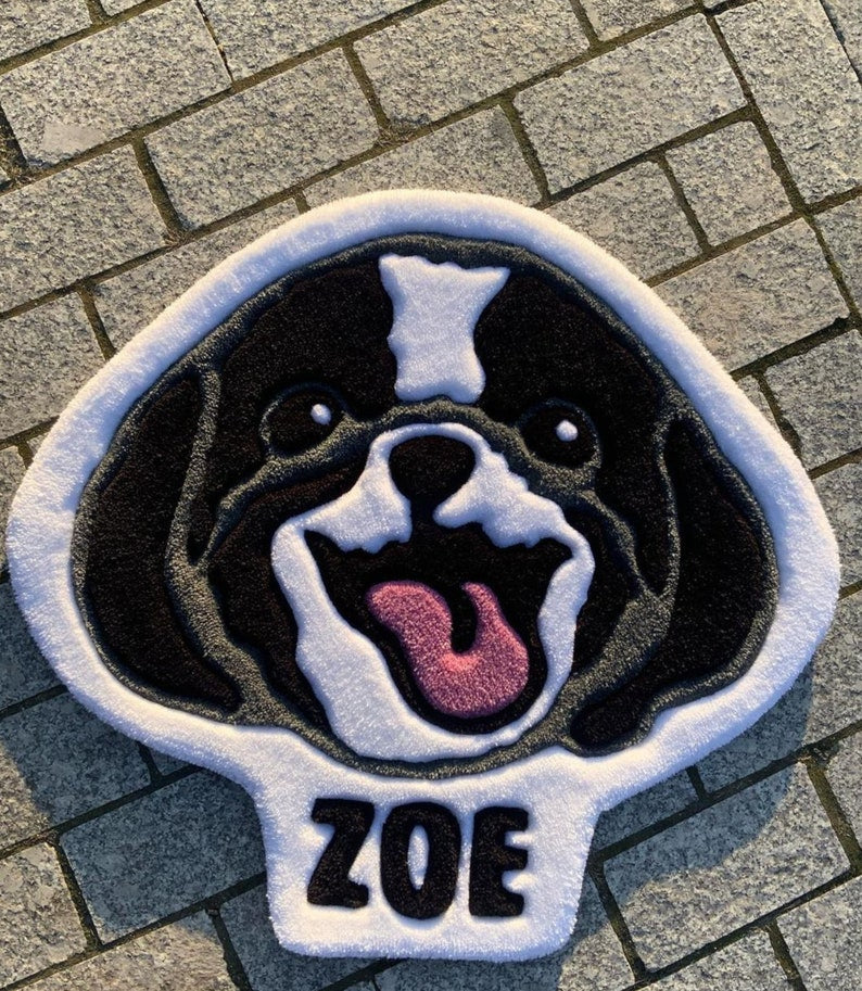 Custom Pet Portrait Tufting Rug