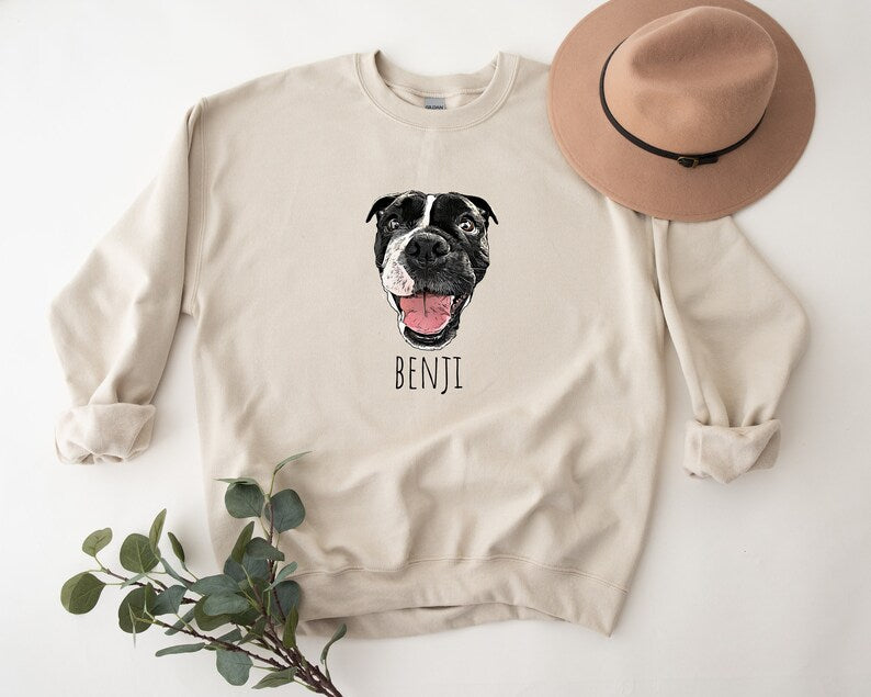 Personalized Pet Sweatshirt, Gift for Pet Lover