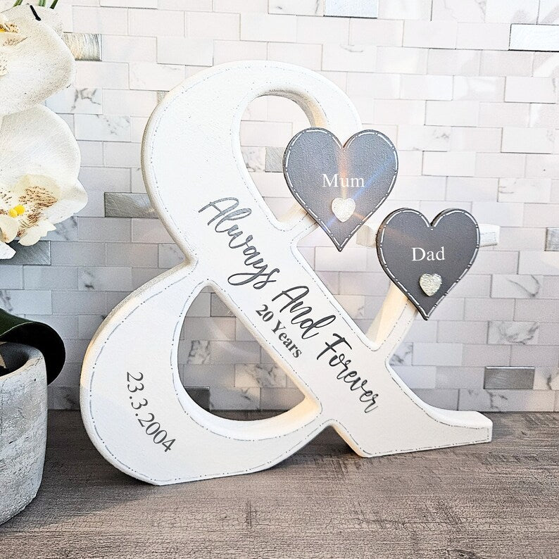 Best Anniversary Gift For Couple/Lover Anniversary Date Sign