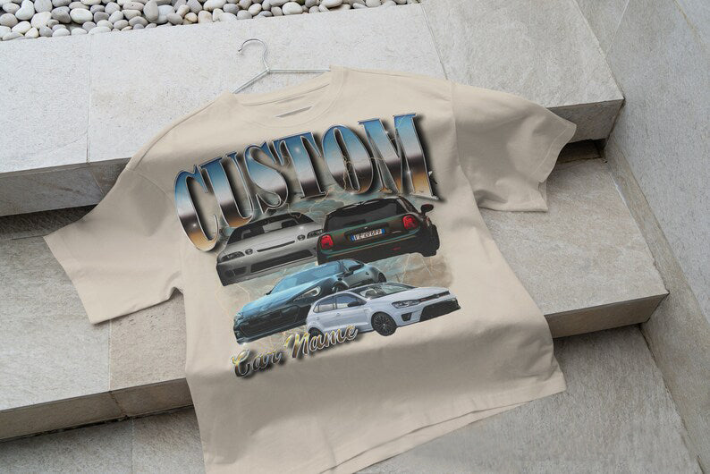 Custom Car Photo Vintage T-Shirts