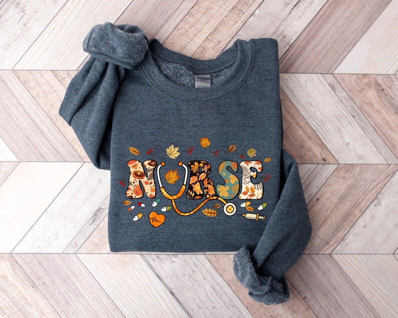 Thanksgiving Nurse Sweatshirt and Hoodie