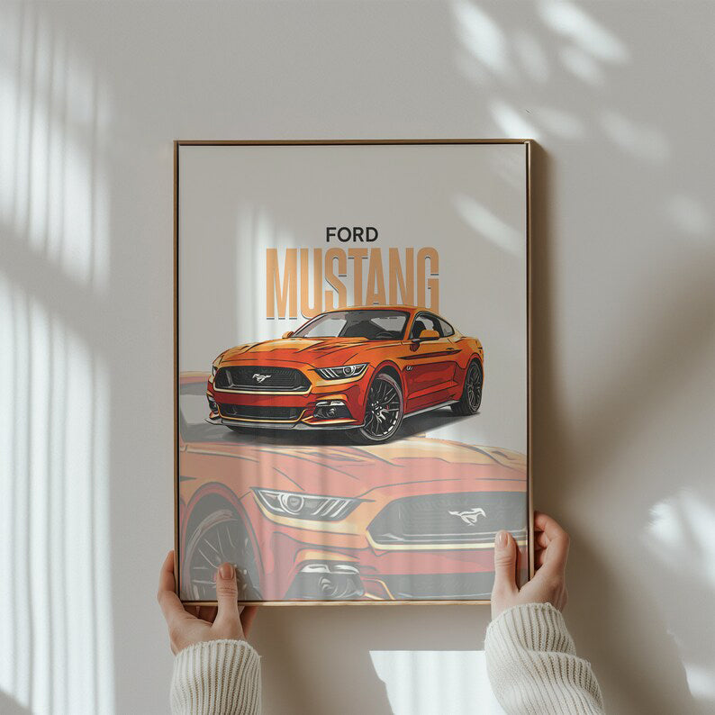 Custom Car Portrait, Gift For Car Lover, Custom Car Car Painting