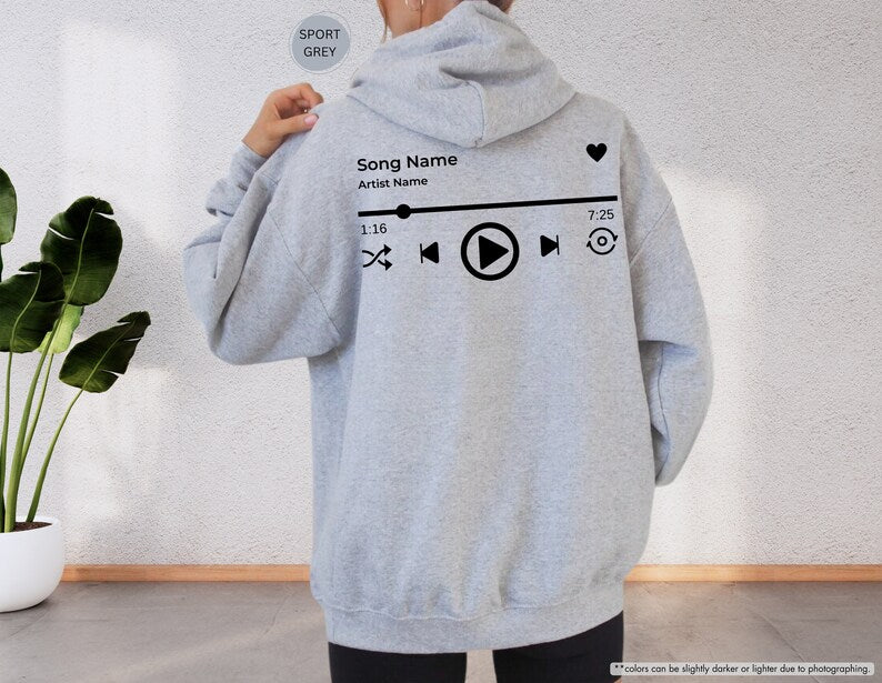 Custom Favorite Song Hoodie/Sweatshirt