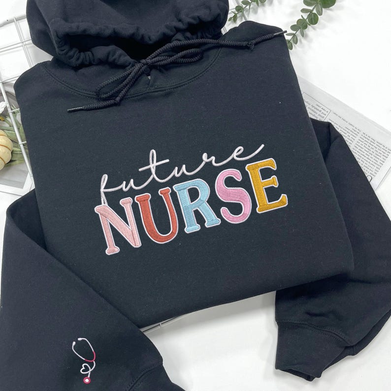 Custom Embroidered Future Nurse Sweatshirt