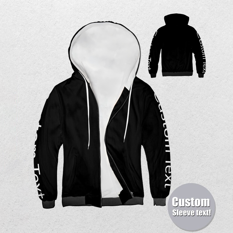 Personalized Full Zip Photo Hoodie