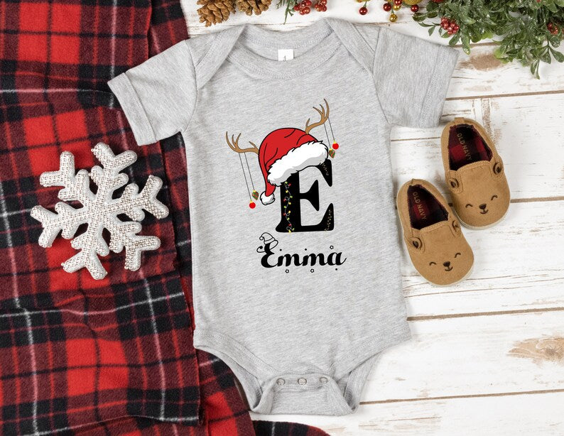 Personalized Monogrammed Family Christmas Name Sweatshirt