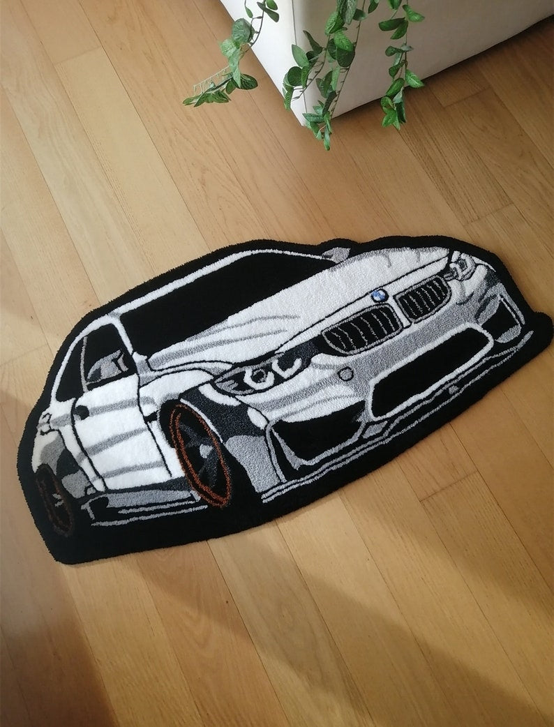 Custom Tufted Rug Aesthetic Car Rug