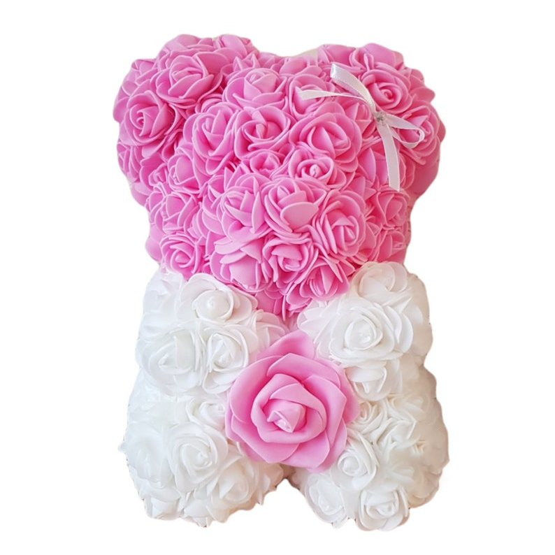 Different Colors Of Rose Teddy Bear For Mother's Day