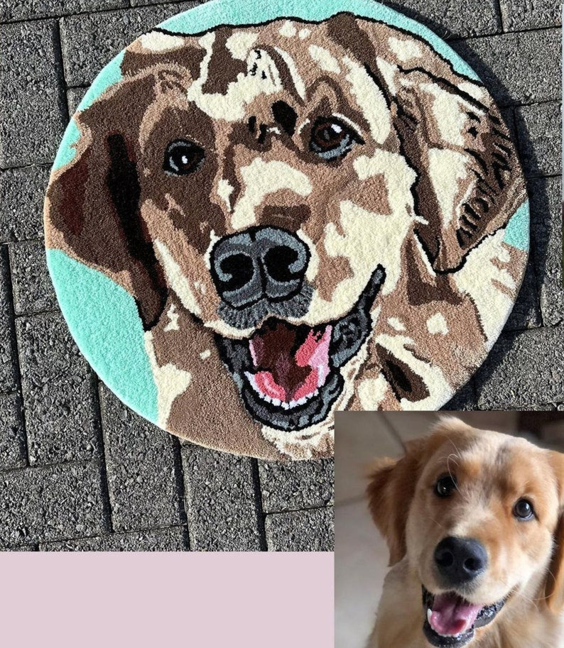 Custom Pet Portrait Tufting Rug