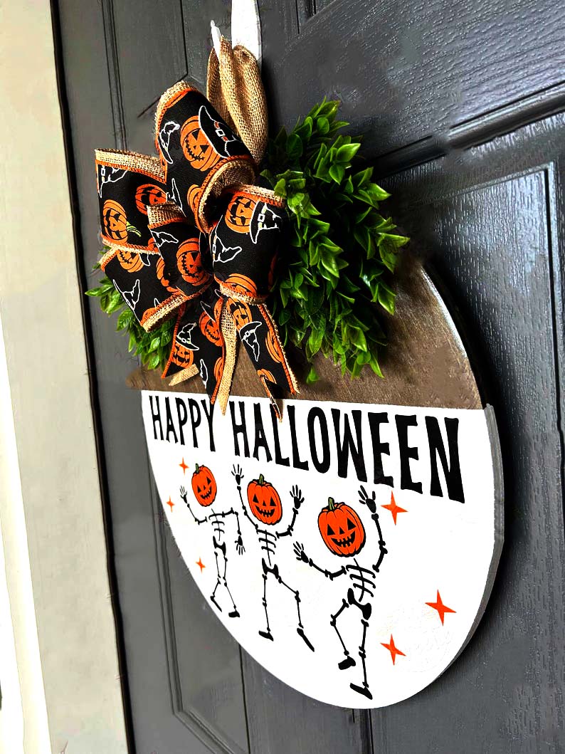 Happy Halloween 3D Front Door Decor