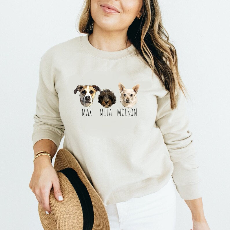 Personalized Pet Sweatshirt, Gift for Pet Lover