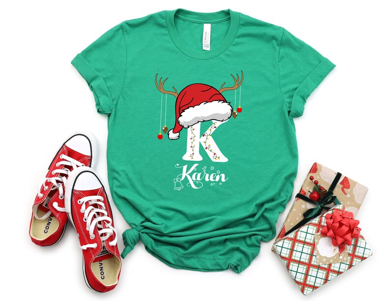 Personalized Monogrammed Family Christmas Name Sweatshirt