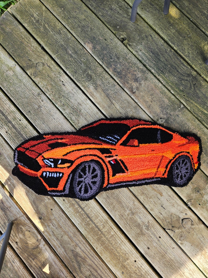 Custom Car Decor Rug