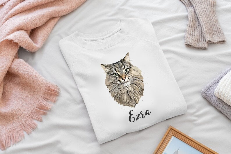 Personalized Pet Sweatshirt, Gift for Pet Lover