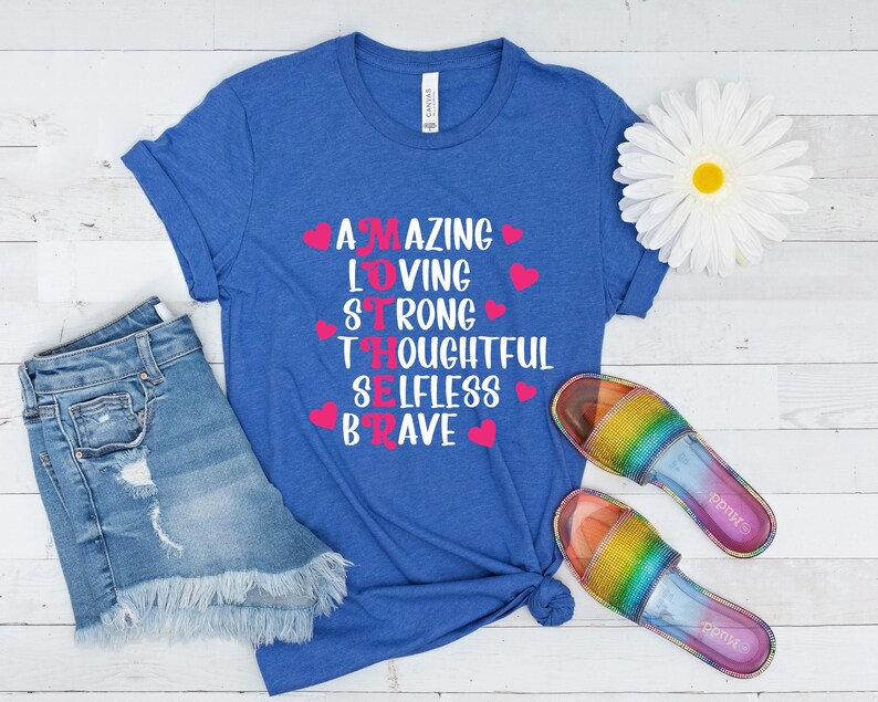 Custom Amazing, Loving, Strong, Thoughtful, Selfless Brave Mother's Day Gift