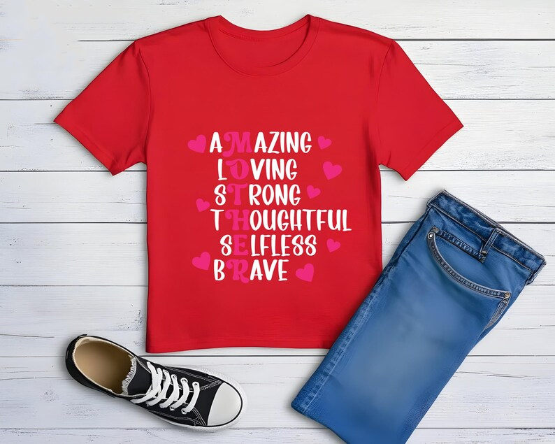 Custom Amazing, Loving, Strong, Thoughtful, Selfless Brave Mother's Day Gift