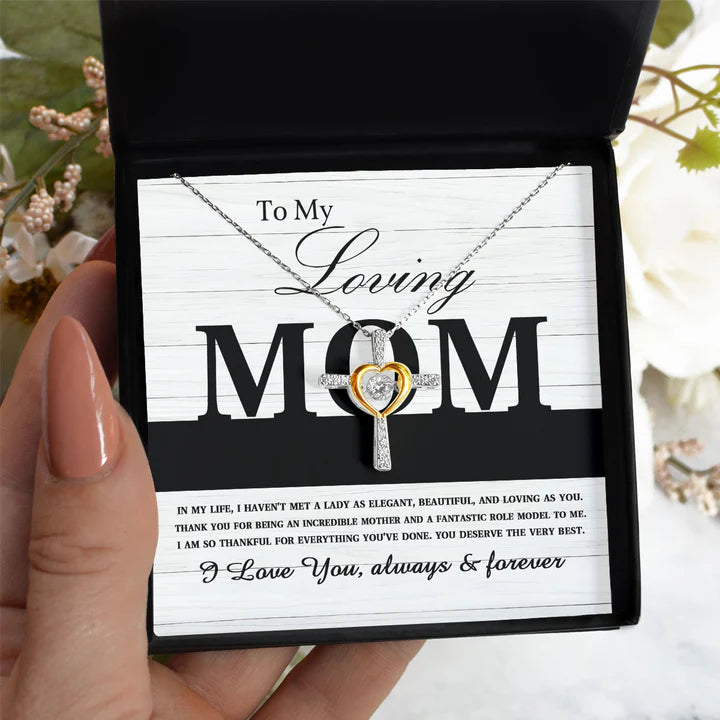 Mom - Loving As You | Cross Dancing Necklace【Free Shipping】