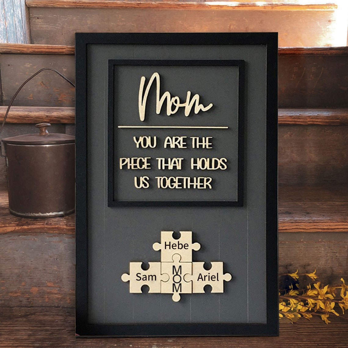 Mom Puzzle Sign Customized Gift For Mother's Day (Customized free)