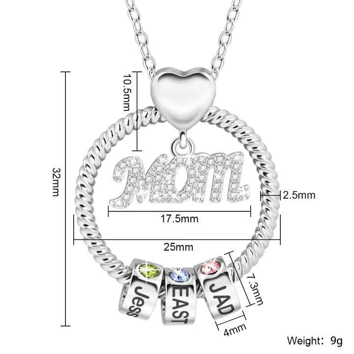 Heartfelt Necklace - Perfect Gift for Mom (Customized free)