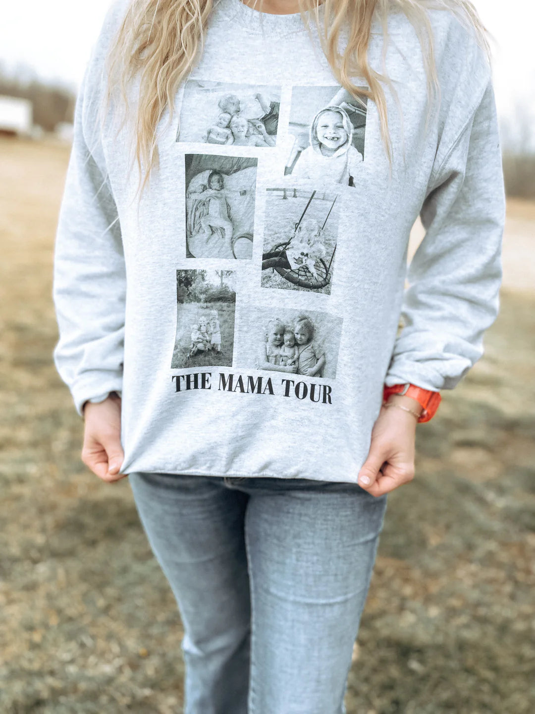 The Mama Love Tour Custom Photo Commemorate Sweatshirt/Hoodie - Gift for Mom