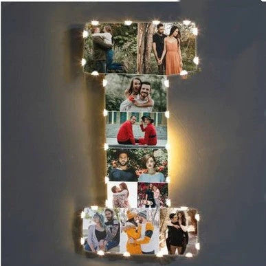 ✨Personalized Letter Photo Collage Lamp Letter O