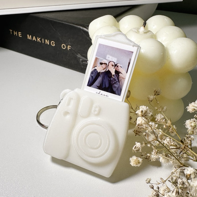 Custom Photo Mini Camera Keychain | anniversary | gift for him her