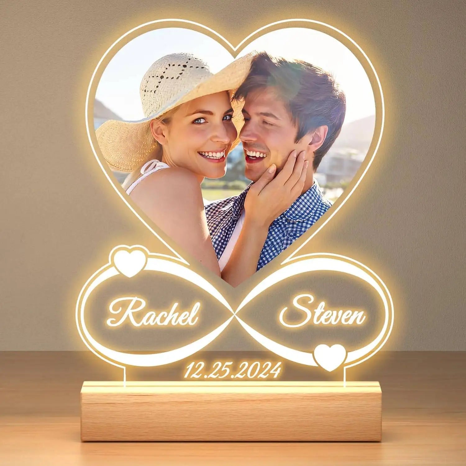 Luminis Personalized LED Night Light Plaque