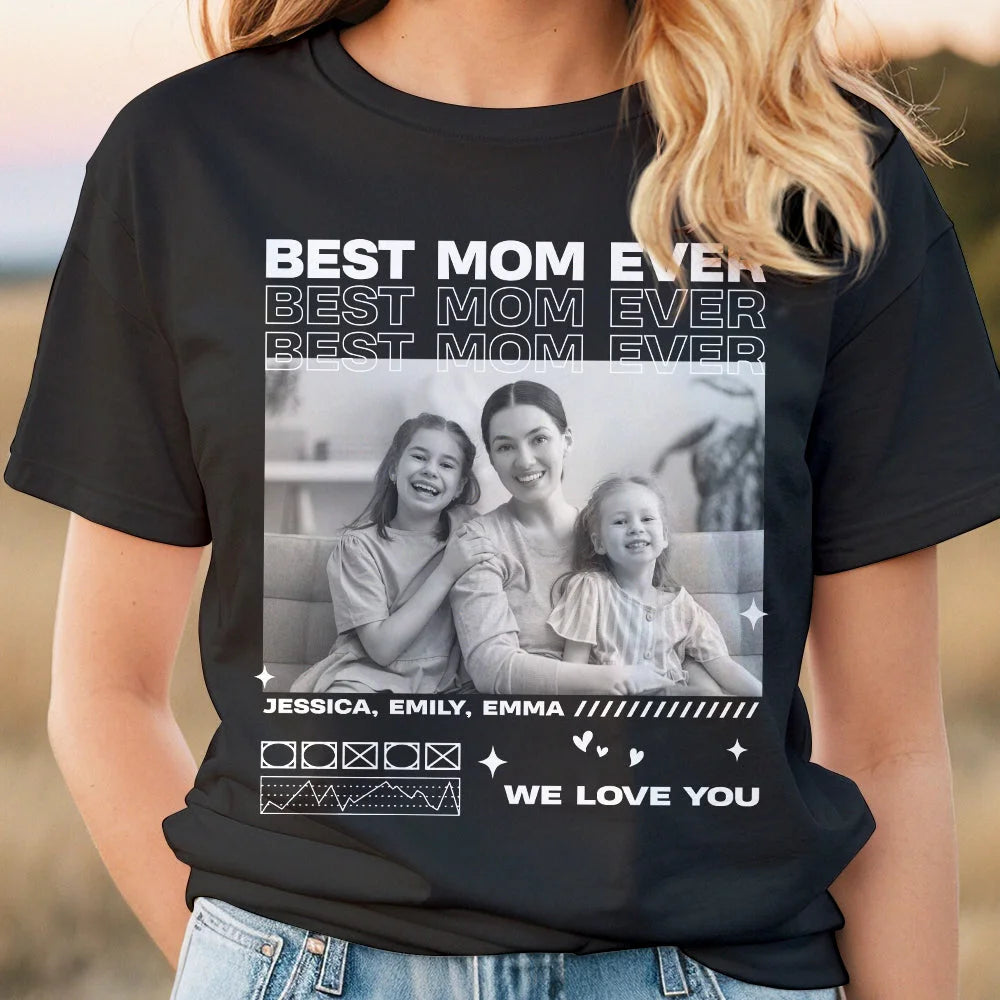 Klamay™ Unique Custom Photo Tee 💗 Crewneck 💗 Hoodie For Mother's Day Gift (Customized free)