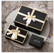 Black Frosted Gift Box