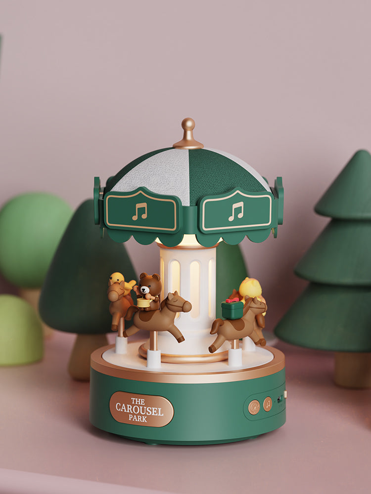 Christmas Carousel  Bluetooth Speaker  Music Box