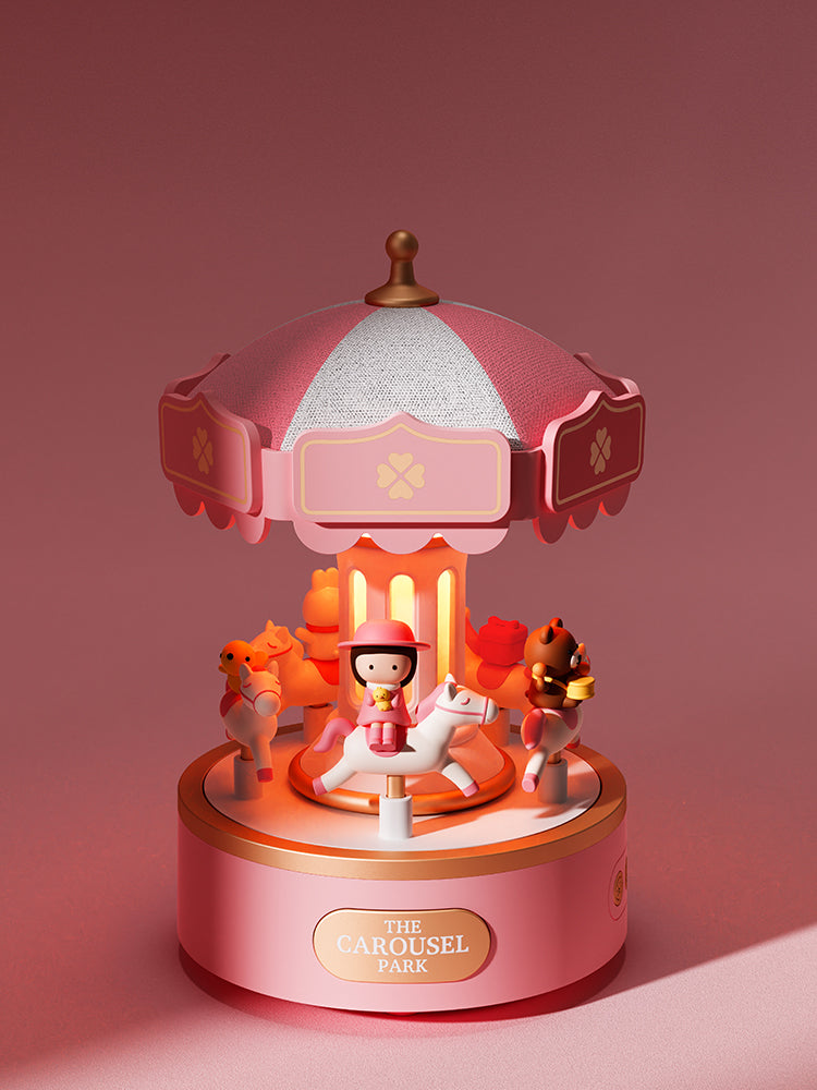 Christmas Carousel  Bluetooth Speaker  Music Box