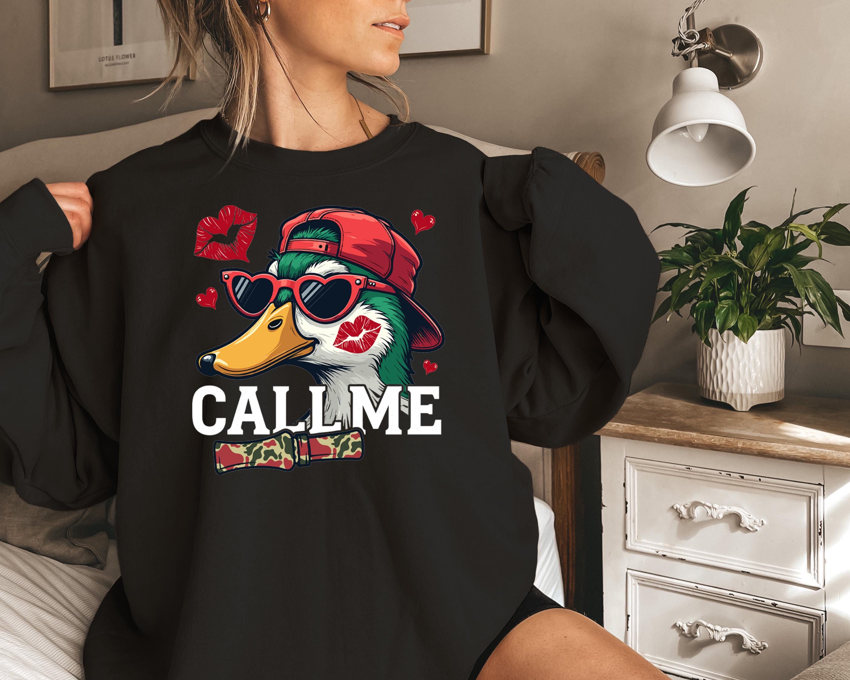 Custom Call Me Duck Valentine Shirt