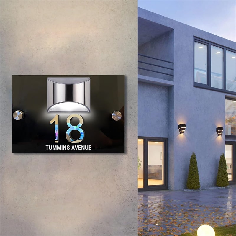 ⚡FLASH SALE⚡Personalized Solar 3D House Number Sign(Buy 2 Get Free Shipping)