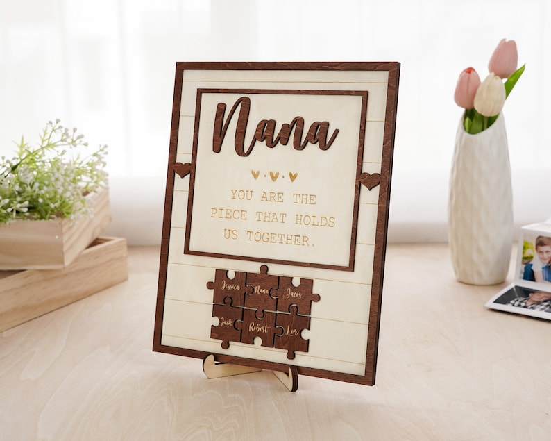 Mom Puzzle Sign Customized Gift For Mother's Day