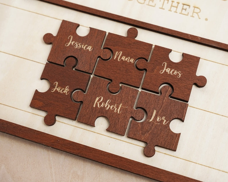 Mom Puzzle Sign Customized Gift For Mother's Day