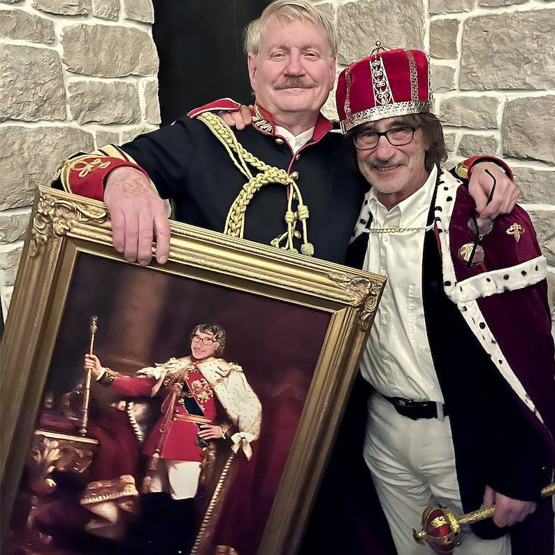 Custom Father's Day Gift, Royal Portrait from photo