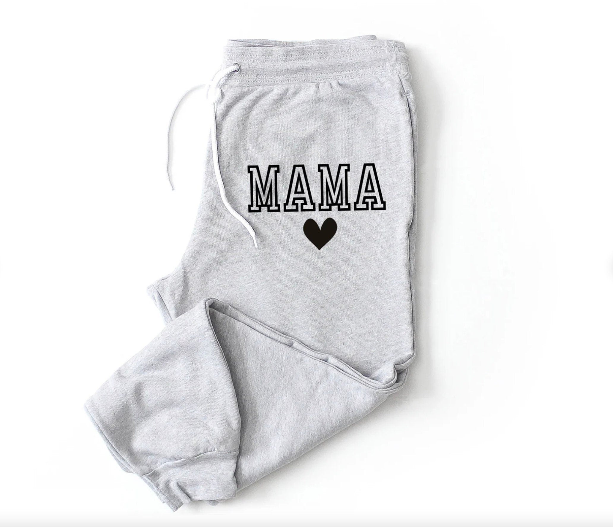 Custom Mom Sweatshirt Set, Mama Sweatpants, Outfit for Mom, Mother's day gift, new mama gift (Customized free)